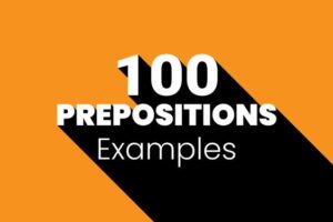 prepositions